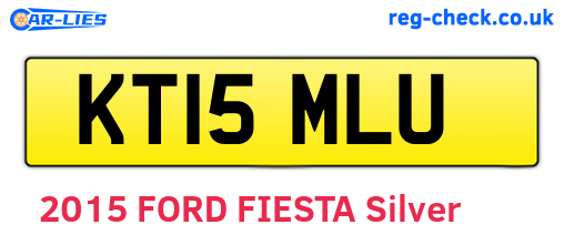 KT15MLU are the vehicle registration plates.