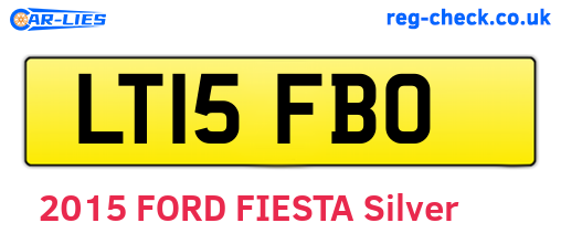 LT15FBO are the vehicle registration plates.