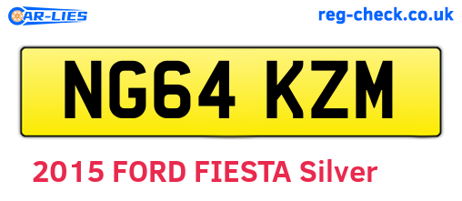 NG64KZM are the vehicle registration plates.
