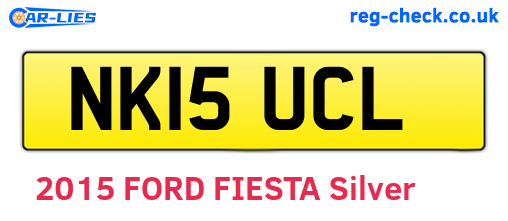NK15UCL are the vehicle registration plates.