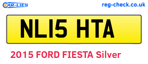 NL15HTA are the vehicle registration plates.