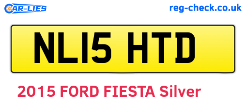 NL15HTD are the vehicle registration plates.
