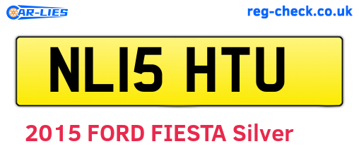 NL15HTU are the vehicle registration plates.