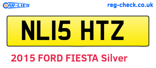 NL15HTZ are the vehicle registration plates.
