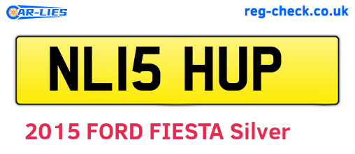 NL15HUP are the vehicle registration plates.