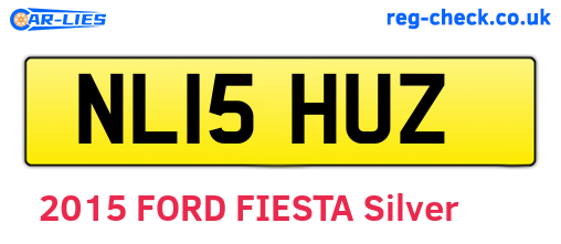 NL15HUZ are the vehicle registration plates.