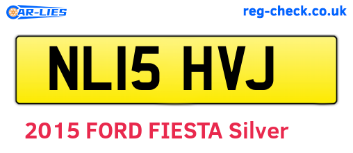 NL15HVJ are the vehicle registration plates.