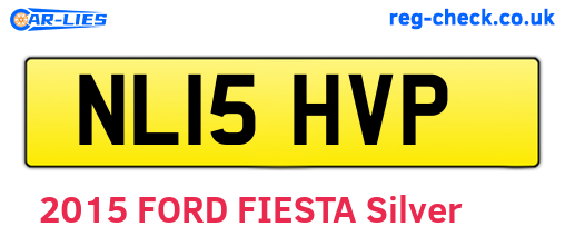 NL15HVP are the vehicle registration plates.