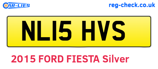 NL15HVS are the vehicle registration plates.