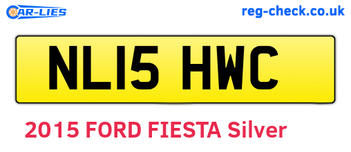 NL15HWC are the vehicle registration plates.