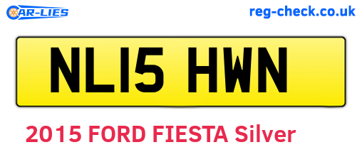 NL15HWN are the vehicle registration plates.