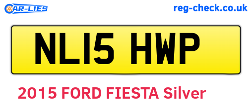 NL15HWP are the vehicle registration plates.