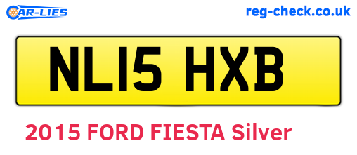NL15HXB are the vehicle registration plates.