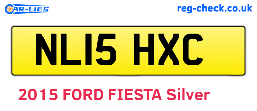 NL15HXC are the vehicle registration plates.