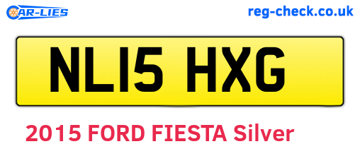 NL15HXG are the vehicle registration plates.
