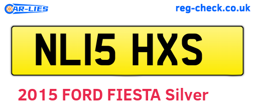 NL15HXS are the vehicle registration plates.