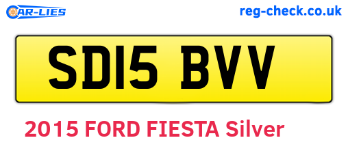 SD15BVV are the vehicle registration plates.