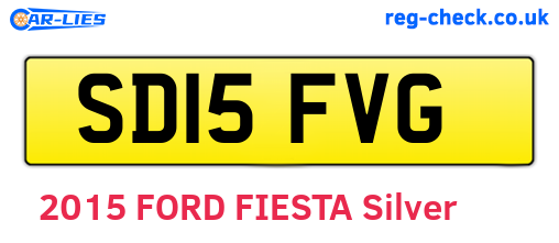 SD15FVG are the vehicle registration plates.