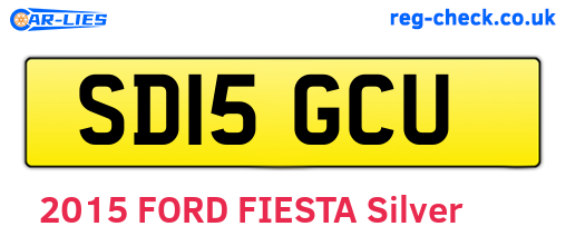 SD15GCU are the vehicle registration plates.