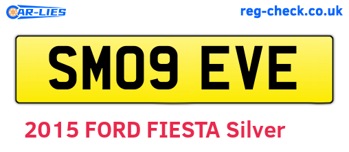 SM09EVE are the vehicle registration plates.