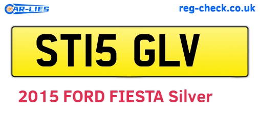 ST15GLV are the vehicle registration plates.