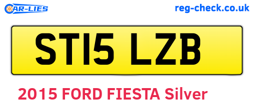 ST15LZB are the vehicle registration plates.