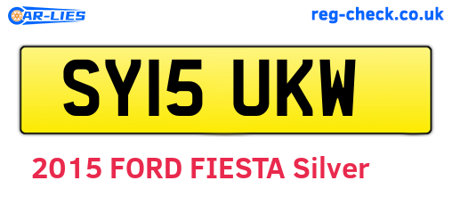 SY15UKW are the vehicle registration plates.