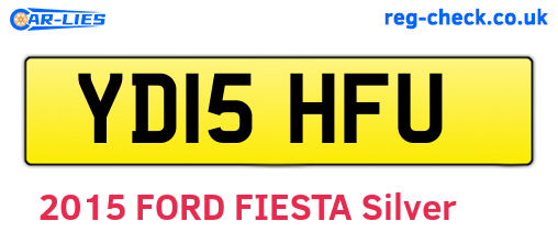 YD15HFU are the vehicle registration plates.