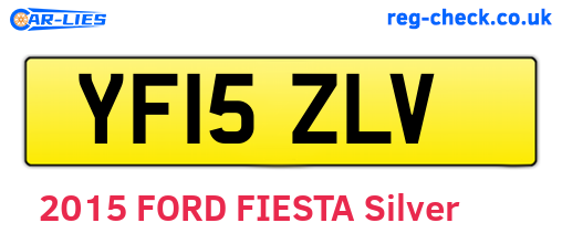 YF15ZLV are the vehicle registration plates.