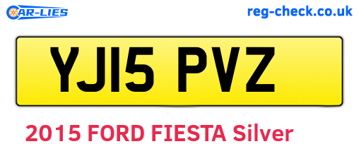 YJ15PVZ are the vehicle registration plates.