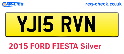 YJ15RVN are the vehicle registration plates.