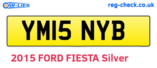 YM15NYB are the vehicle registration plates.