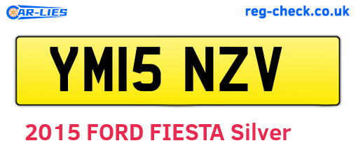 YM15NZV are the vehicle registration plates.