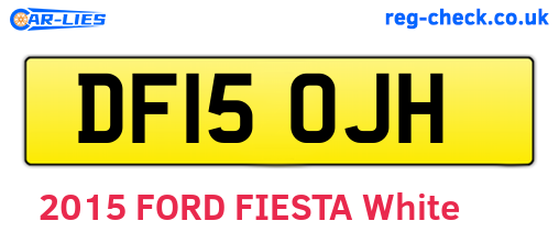 DF15OJH are the vehicle registration plates.