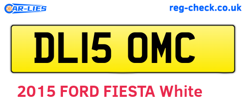 DL15OMC are the vehicle registration plates.