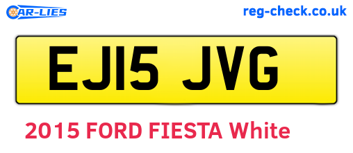 EJ15JVG are the vehicle registration plates.