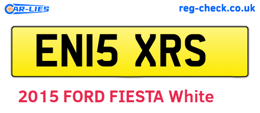 EN15XRS are the vehicle registration plates.