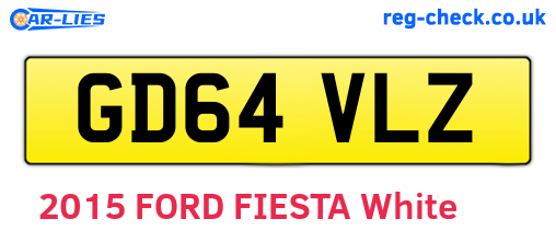 GD64VLZ are the vehicle registration plates.