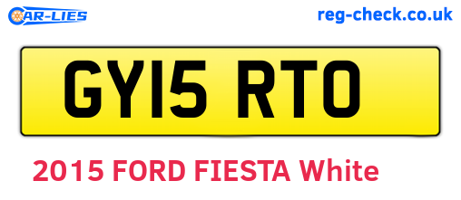 GY15RTO are the vehicle registration plates.
