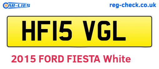 HF15VGL are the vehicle registration plates.