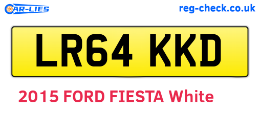 LR64KKD are the vehicle registration plates.