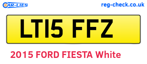 LT15FFZ are the vehicle registration plates.