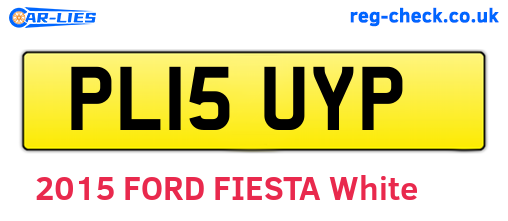 PL15UYP are the vehicle registration plates.