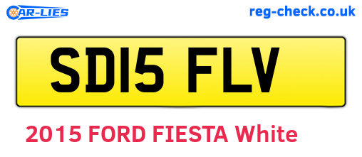 SD15FLV are the vehicle registration plates.