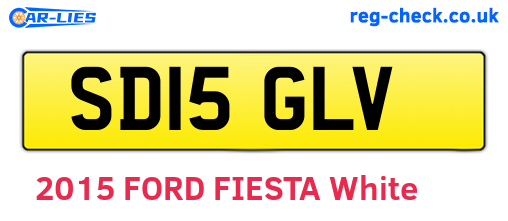 SD15GLV are the vehicle registration plates.