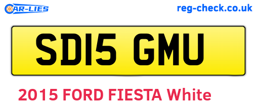 SD15GMU are the vehicle registration plates.