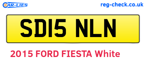 SD15NLN are the vehicle registration plates.