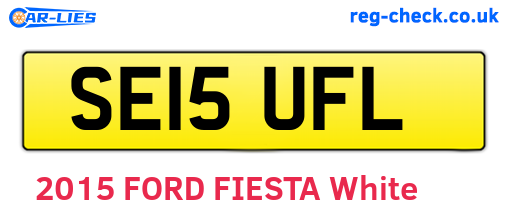 SE15UFL are the vehicle registration plates.