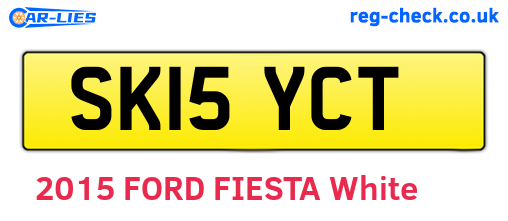 SK15YCT are the vehicle registration plates.