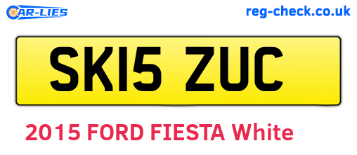 SK15ZUC are the vehicle registration plates.